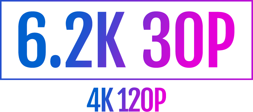 6.2K 30P 4K 120P